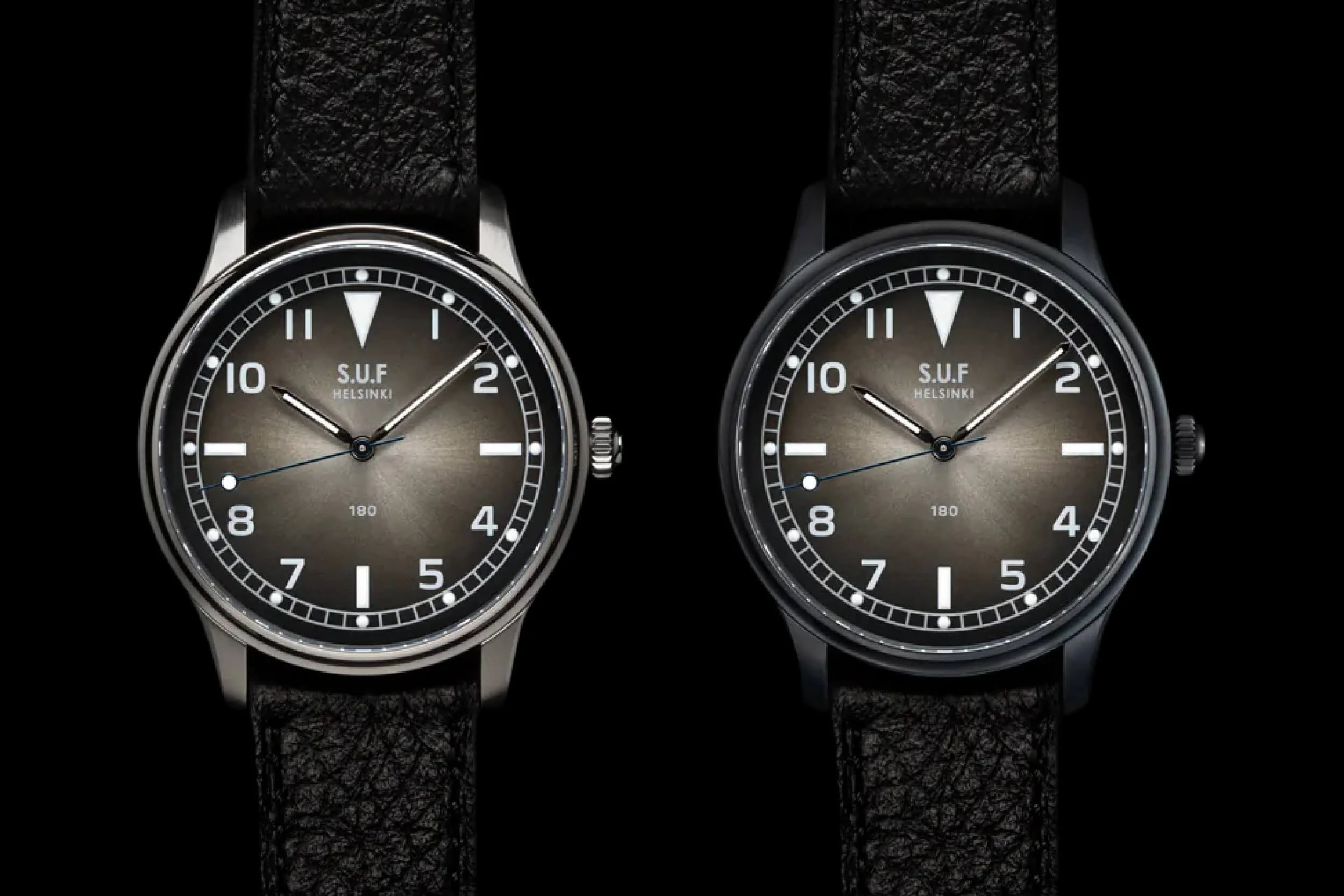 S.U.F Helsinki 180 Noki and Noki Nero editions by Sarpaneva<br